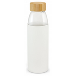 Glass Water Bottle (White)