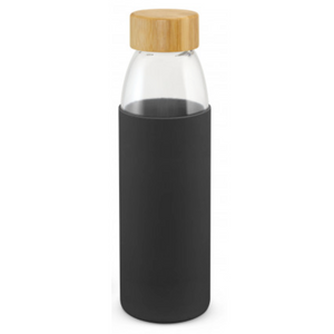 Glass Water Bottle (Black)